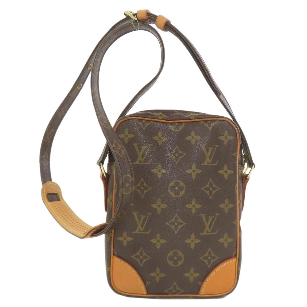 Louis Vuitton Canvas Amazon Bag Monogram Shoulder Brown